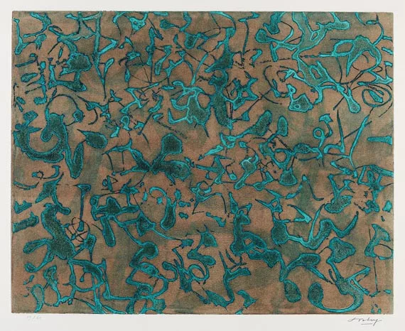 Mark Tobey — 2 Blätter: Forms in Progress I. Forms in Progress II