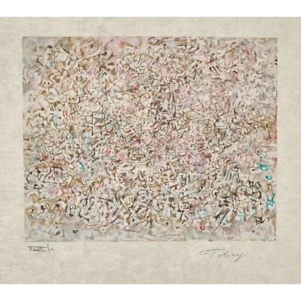 Mark Tobey — "Crowded city".
