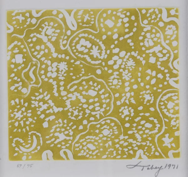 Mark Tobey — Blatt, aus "Six Impromptus on Omar Khayyam", 1971