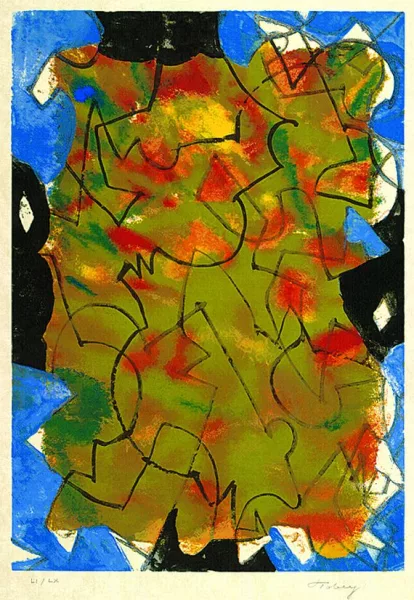 Mark Tobey — 4 Bll. Kompositionen
