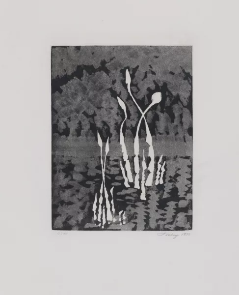 Mark Tobey — 2 Blätter: Movement in White, 1970; Trio, 1970