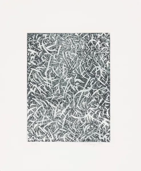 Mark Tobey — 2 Blätter: Ohne Titel, 1970 (2)