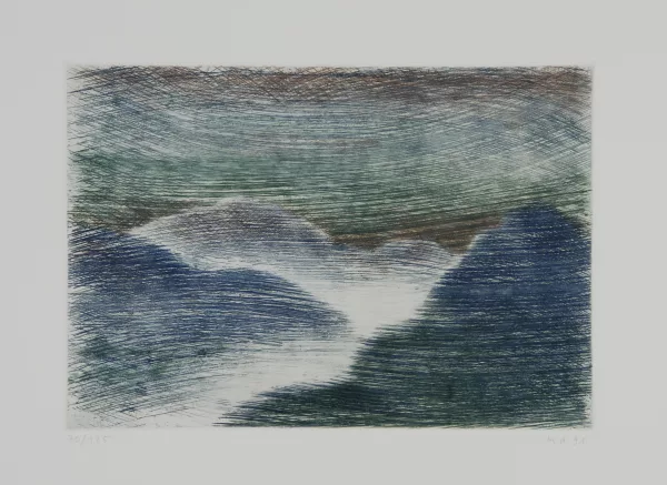 Markus Raetz — Berglandschaft, 1991