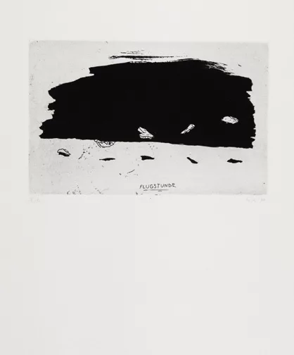 Markus Raetz — Flugstunde, 1970