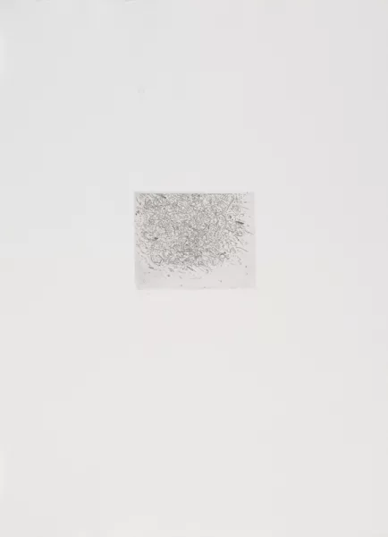 Markus Raetz — Gnuusch, 1971, aus "Grafikmappe des Schweizerischen Kunstvereins 1975"