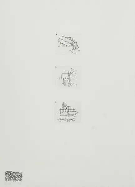 Markus Raetz — "...Anne"-Trilogie II, 1970