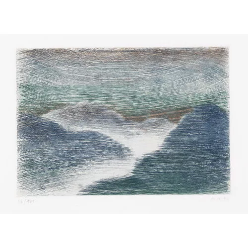 Markus Raetz — Berglandschaft.