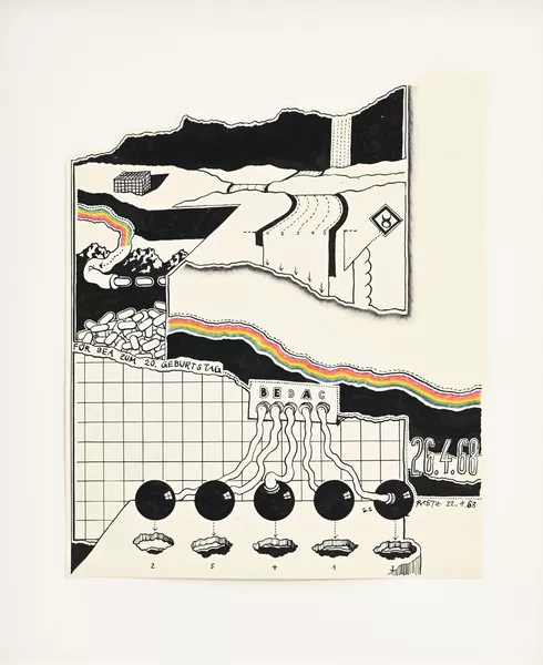 Markus Raetz — Sans titre,