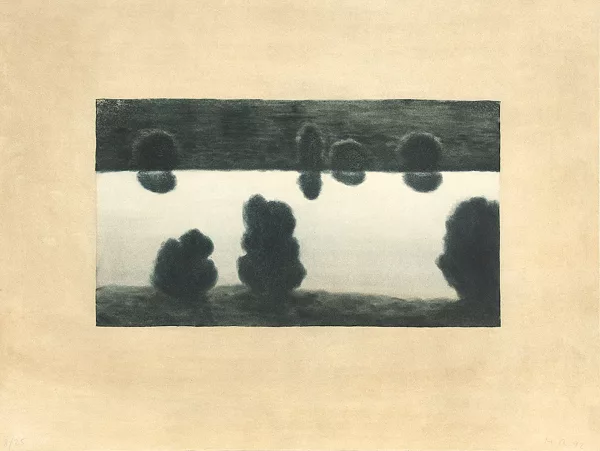 Markus Raetz — Flusslandschaft III, 1992