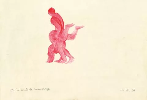 Markus Raetz — 25. La bouée de sauvetage