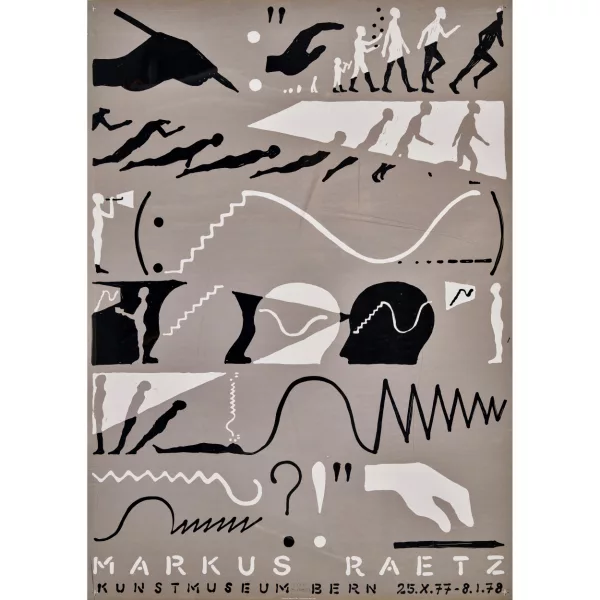Markus Raetz — "Kunstmuseum Bern 1978".