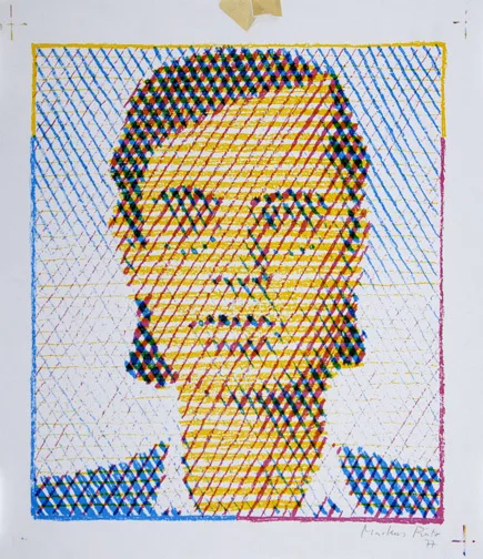 Markus Raetz — 2 Blätter: Kopf, 1977; Ohne Titel, 1977