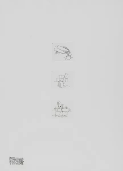 Markus Raetz — "...Anne"-Trilogie II, 1970