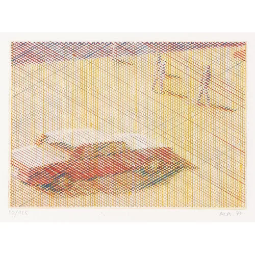 Markus Raetz — "Ein Auto und einige Menschen".