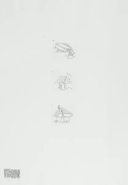 Markus Raetz — "...Anne"-Trilogie II, 1970