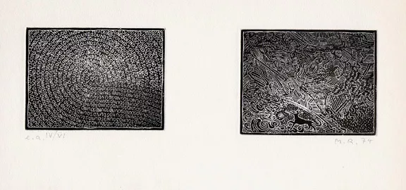 Markus Raetz — Soundso, 1974