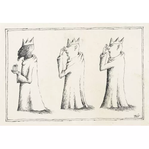 Markus Raetz — Drei Könige aus dem Morgenland.