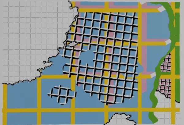 Markus Raetz — 2 Blätter: Cribriform, 1967; La fraise du pays, 1967