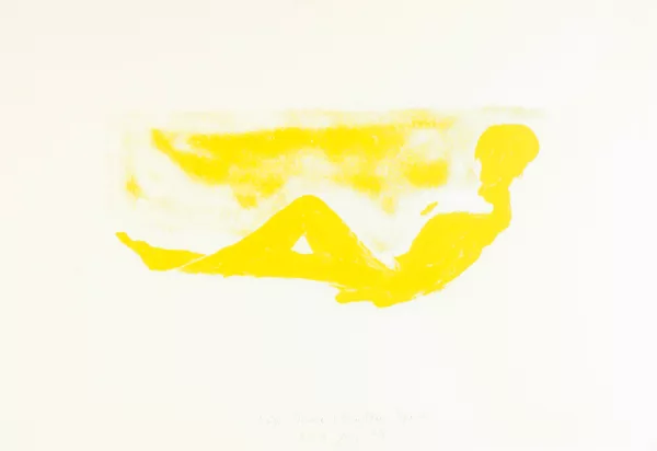 Markus Raetz — Triptychon. Miss Diane Chandler, Sept '66, 1979