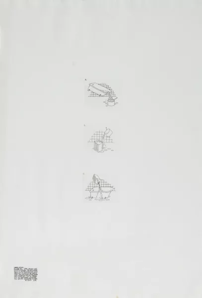 Markus Raetz — "...Anne"-Trilogie II, 1970