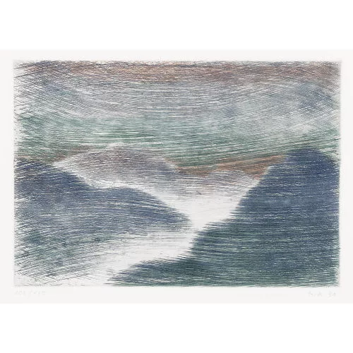 Markus Raetz — Berglandschaft.