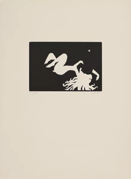 Markus Raetz — Liebespaar, 1975