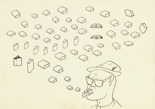 Markus Raetz — Ohne Titel (Buchsignet für den Raetz-Katalog), 1977