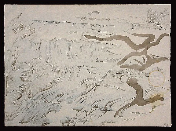 Markus Raetz — Recto: Winter, 1972. Verso: Komposition