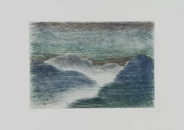 Markus Raetz — Berglandschaft, 1991