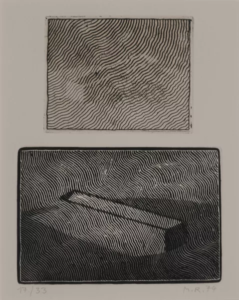 Markus Raetz — Zwei Tröge, 1974