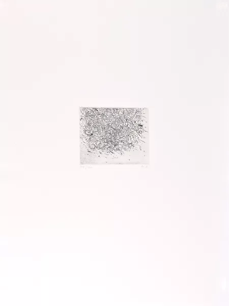 Markus Raetz — Gnuusch, aus "Graphikmappe des Schweizerischen Kunstvereins", 1971