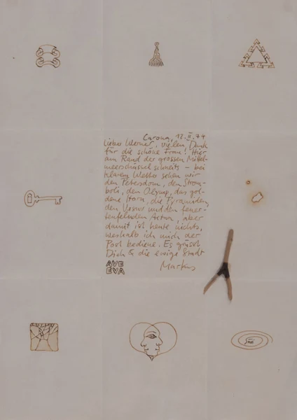 Markus Raetz — Ohne Titel, 1974