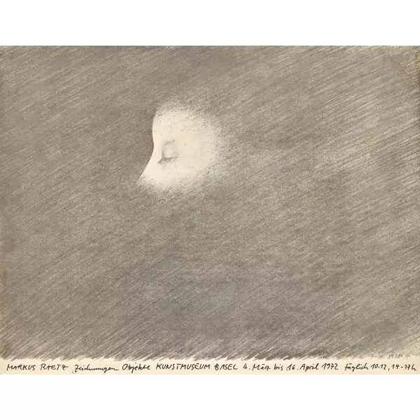 "Markus Raetz Zeichnungen Objekte Kunstmuseum Basel 1972"