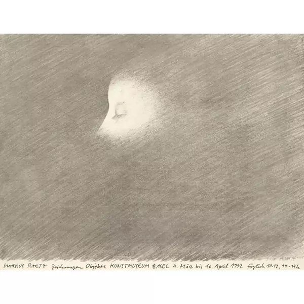 "Markus Raetz Zeichnungen Objekte Kunstmuseum Basel 1972"