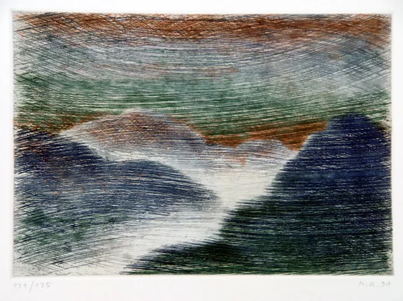 Markus Raetz — Berglandschaft, 1991