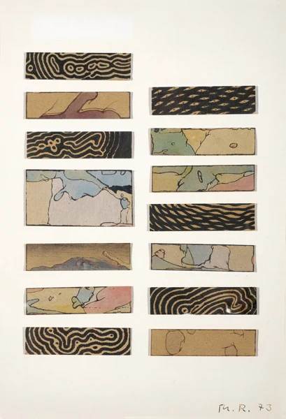 Markus Raetz — 14 Zeichnungen: Ohne Titel, 1973