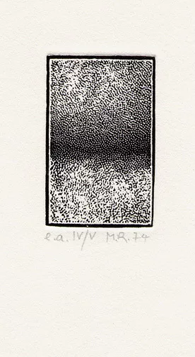 Markus Raetz — Ein Landschäftchen, 1974