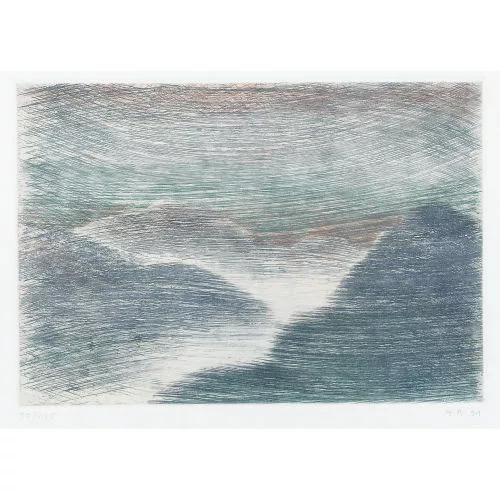 Markus Raetz — Berglandschaft.