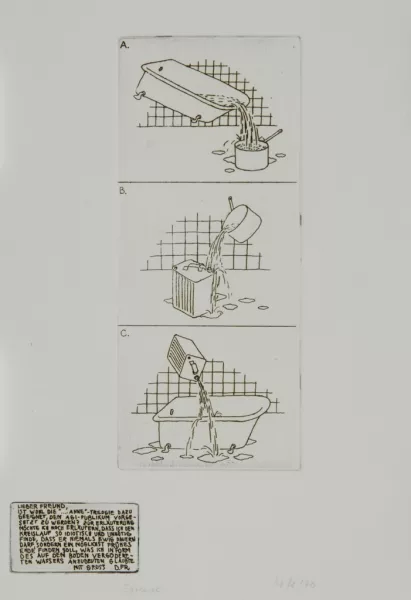 Markus Raetz — "... Anne"-Trilogie, 1970