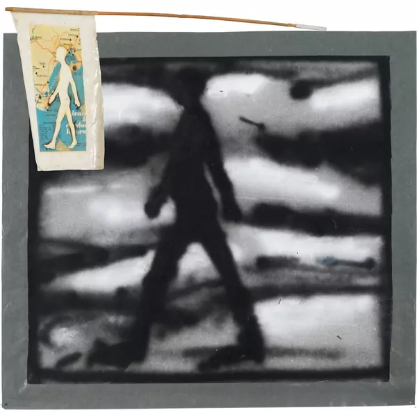 Markus Raetz — o. T. (Gehen) — Galerie Kornfeld