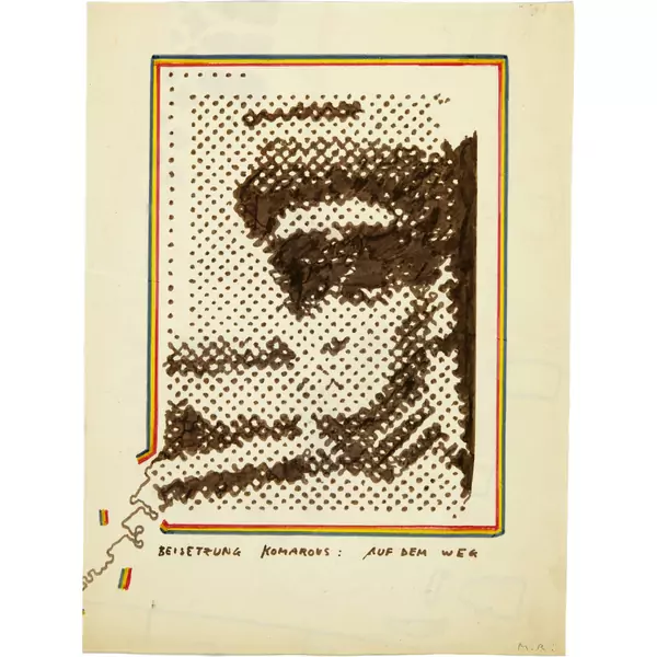Markus Raetz — Beisetzung Komarovs: Auf dem Weg — Galerie Kornfeld