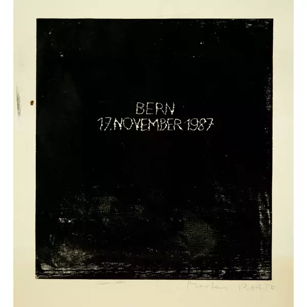 Markus Raetz — Zaffaraya-Blatt — Galerie Kornfeld