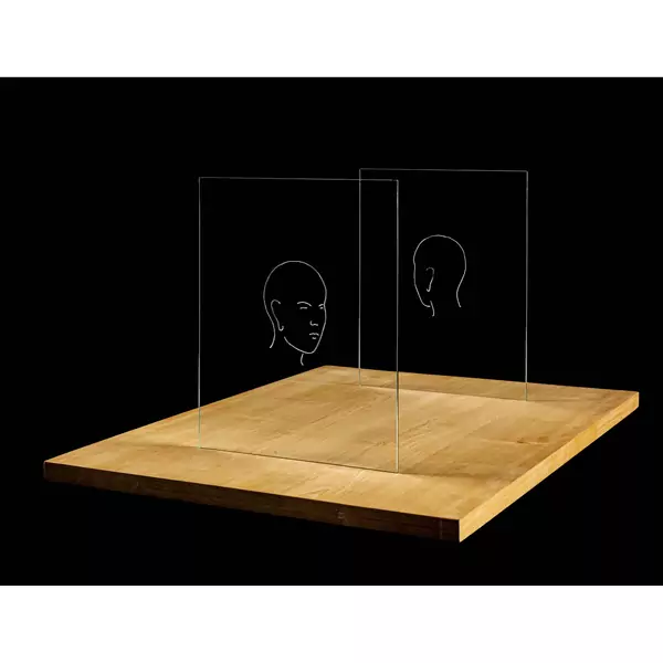 Markus Raetz — Zwei Köpfe - NOI — Galerie Kornfeld
