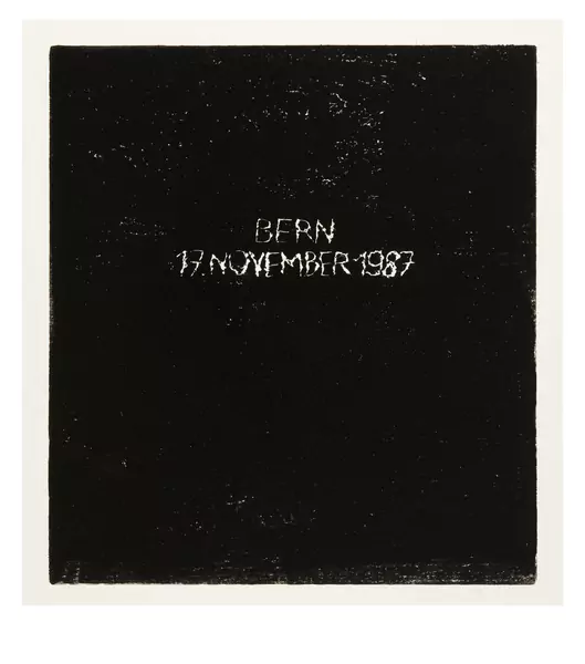 Markus Raetz — Zaffaraya-Blatt — Galerie Kornfeld
