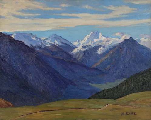 Martha Cunz — Blick ins Simplongebiet, 1920