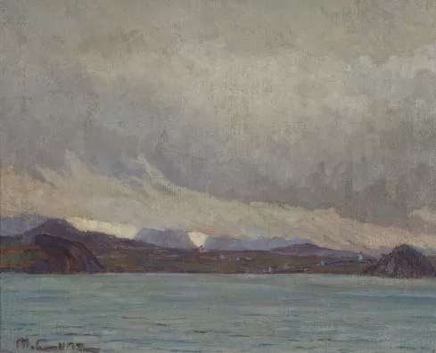 Martha Cunz — Schlechtwetter am Thunersee, um 1911