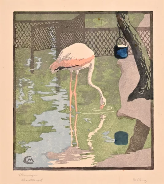 Martha Cunz — Flamingo, 1904