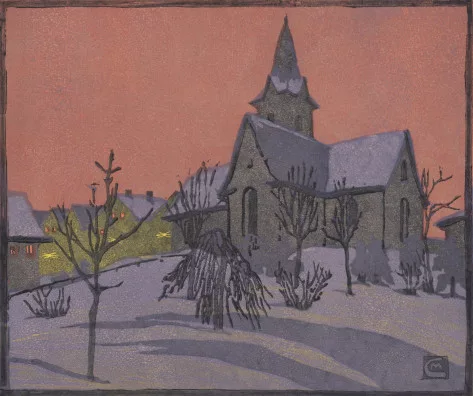 Martha Cunz — Winterabend, 1907