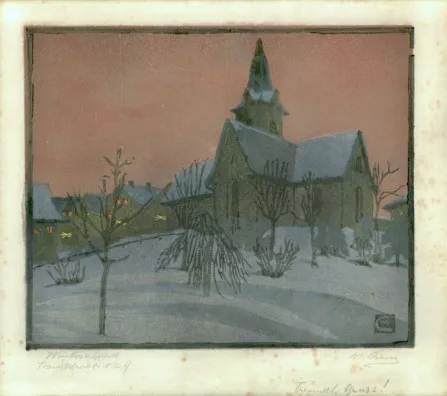 Martha Cunz — Winterabend, 1907