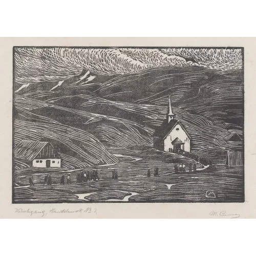 Martha Cunz — "Kirchgang".